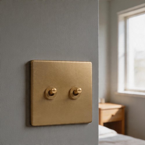 Brass for toggle - , switch