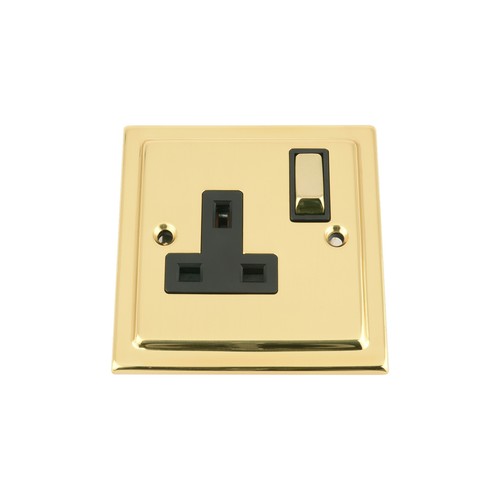 13a wall single plug socket - single, 1