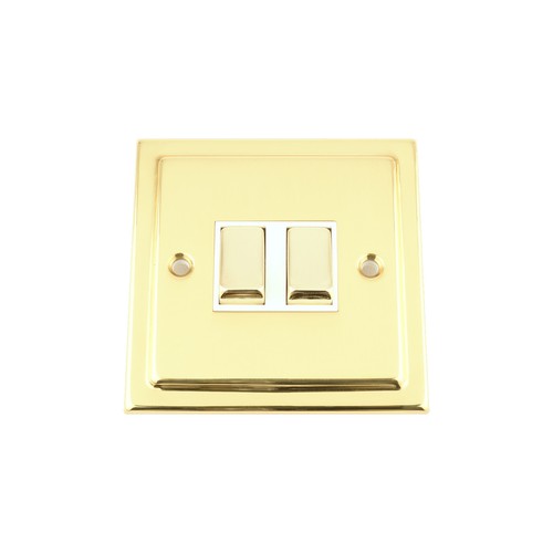 Amp double light switch 2 - amp,