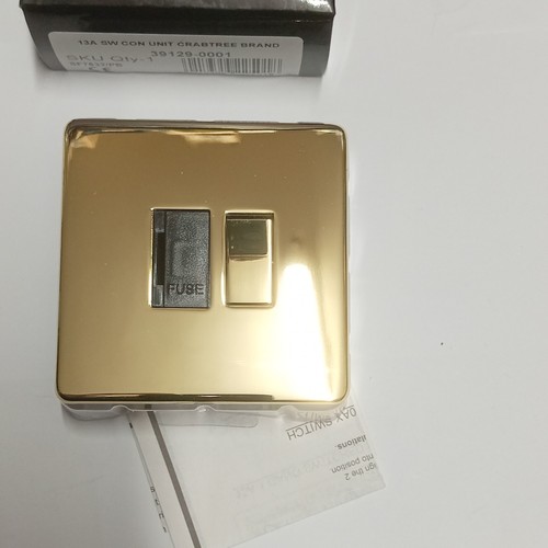 Crabtree platinum 13a switched - crabtree,