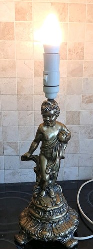 Vintage ornate cherub metal - vintage,