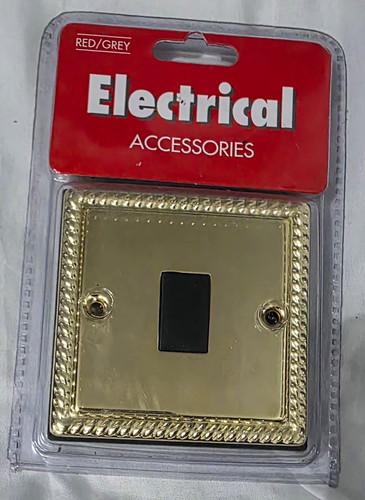 Brass finish screwless - finish, 1
